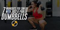 7 Workouts Using Just A Pair of Dumbbells!