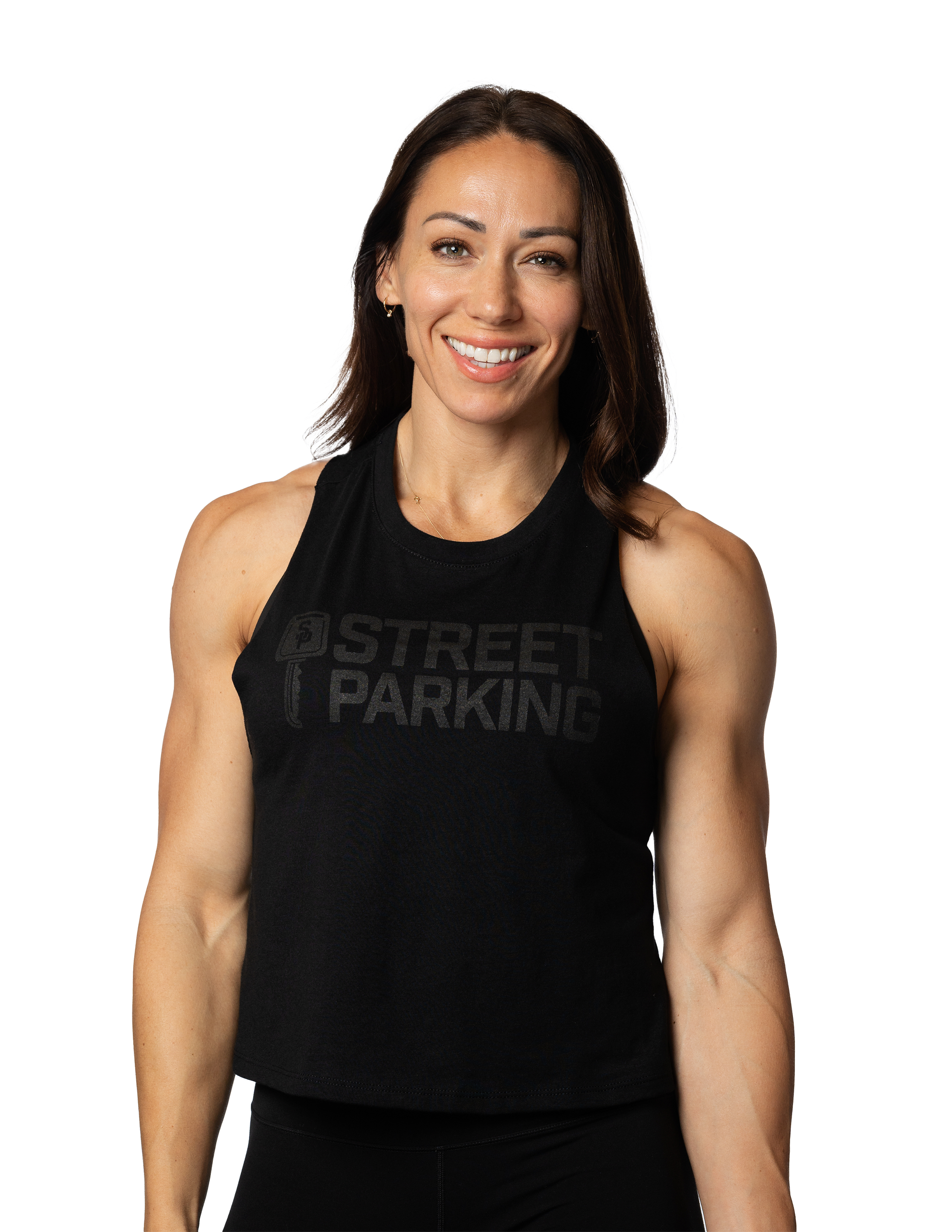 Black on Black Classic Crop - Street Parking