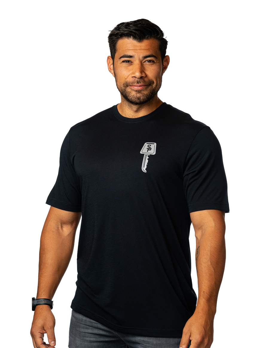 Reflective Key Running Shirt - Street Parking