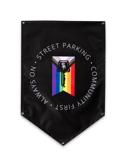 Pride Plus Pennant - Street Parking